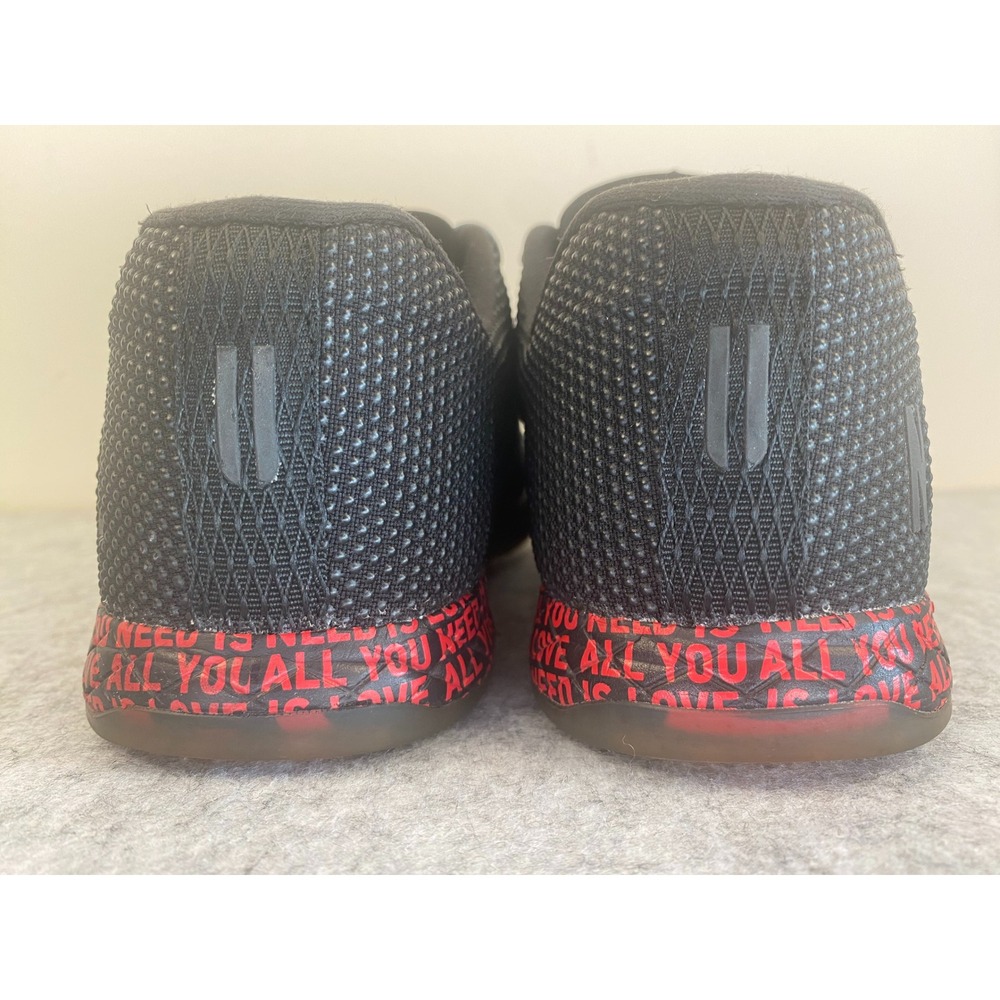 NOBULL SuperFabric Trainer Black All You Need Is Love Men 5 /Women 6.5 Trainers - Picture 7 of 9